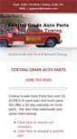 Mobile Screenshot of centralgradeautoparts.com