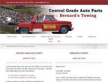 Tablet Screenshot of centralgradeautoparts.com